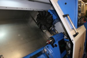 Inside the AJSBHD300 CNC Lathe